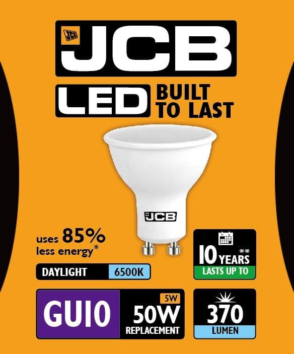 JCB LED GU10 5w - 370lm 6500k Daylight