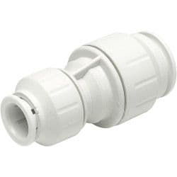 JG Speedfit Reducing Straight Coupler - White - 15mm x 10mm Pack 10