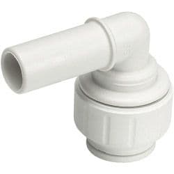 JG Speedfit Stem Elbow - White - 15mm x 15mm 10 Pack