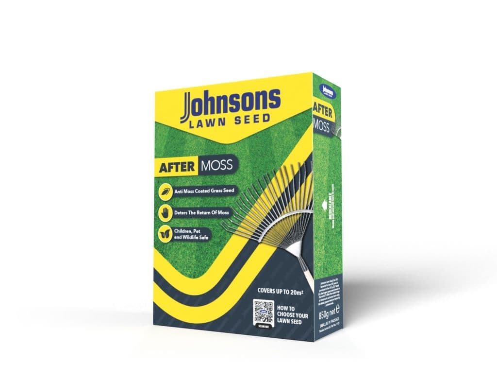 Johnsons Lawn Seed After Moss - 20sqm/850g