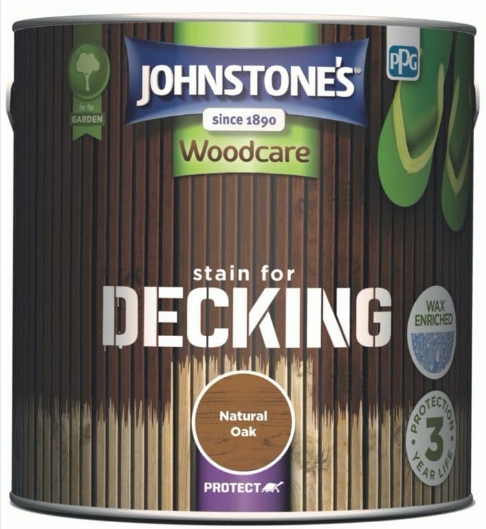 Johnstone's Decking Stain 2.5L - Natural Oak