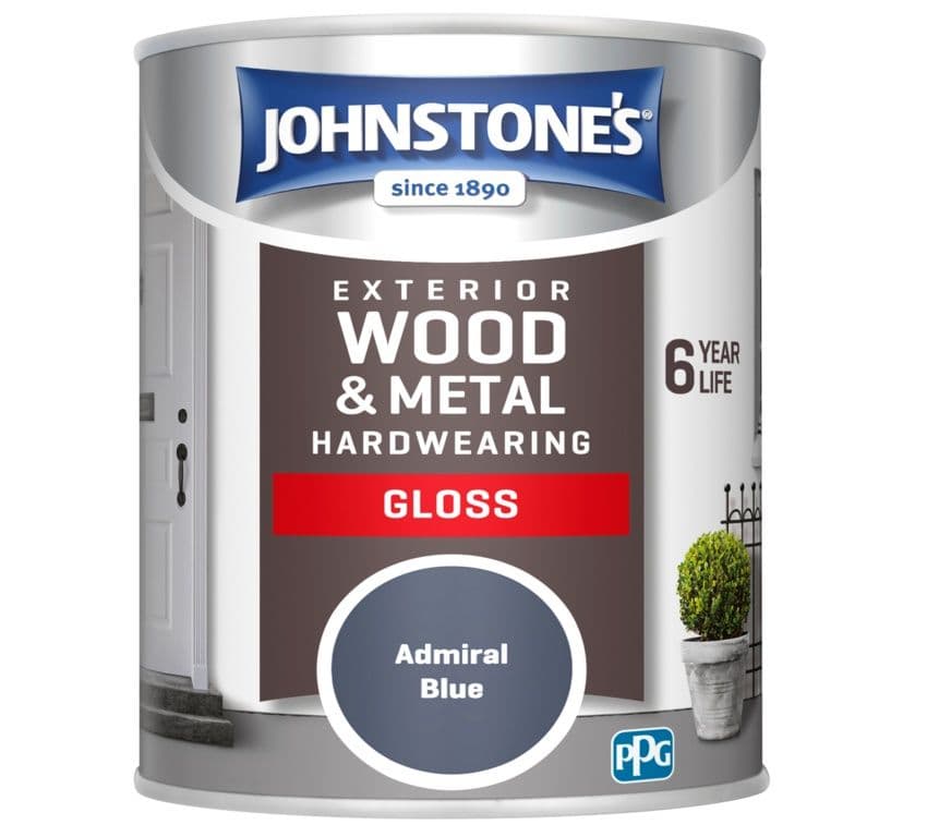 Johnstone's Exterior Hardwearing Gloss 750ml - Admiral Blue