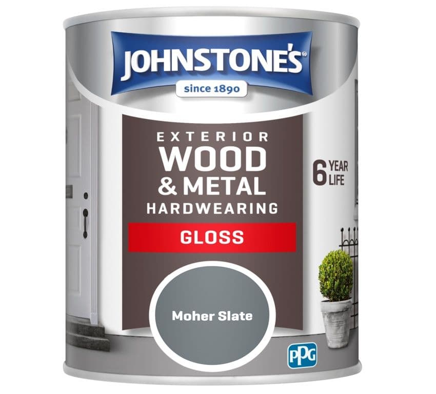 Johnstone's Exterior Hardwearing Gloss 750ml - Moher Slate