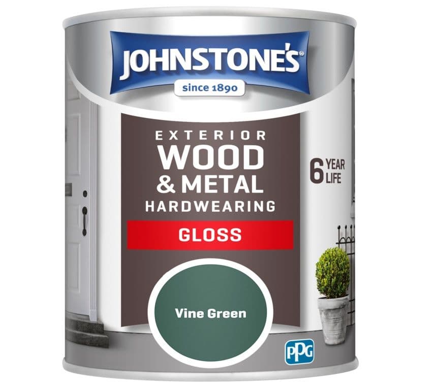 Johnstone's Exterior Hardwearing Gloss 750ml - Vine Green