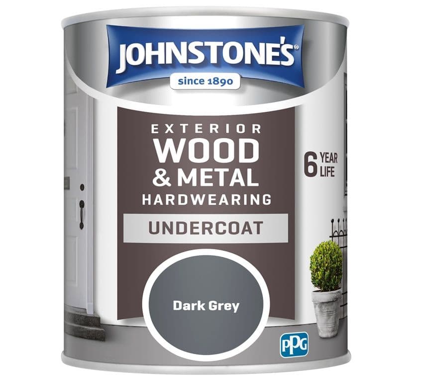 Johnstone's Exterior Undercoat 750ml - Dark Grey