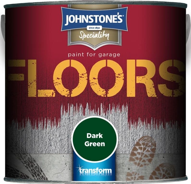 Johnstone's Garage Floor Paint 2.5L - Dark Green