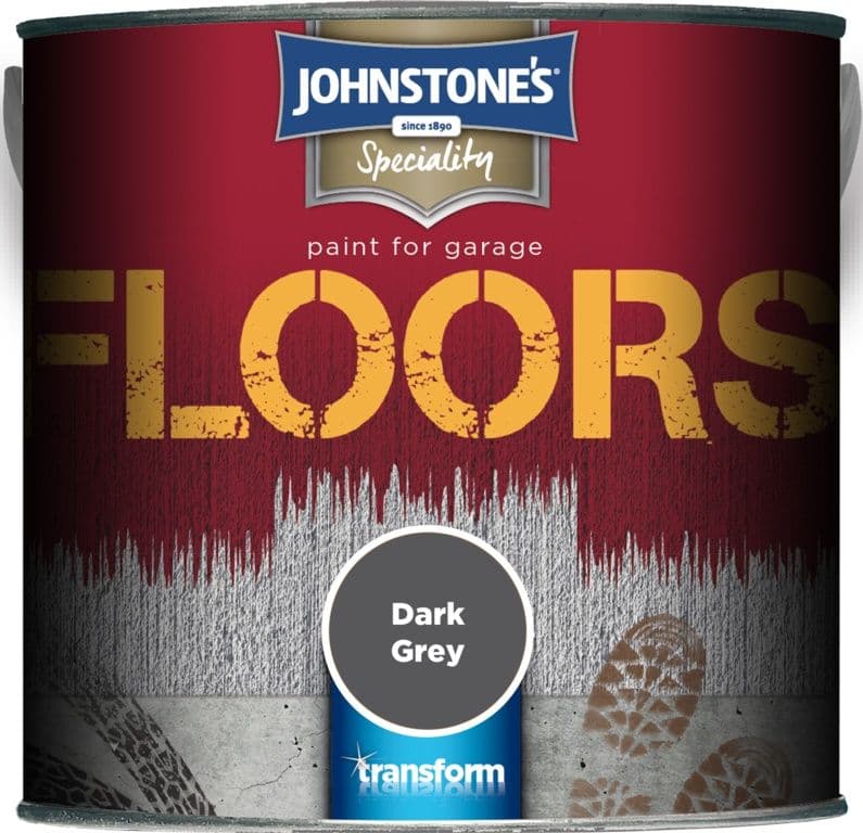 Johnstone's Garage Floor Paint 2.5L - Dark Grey