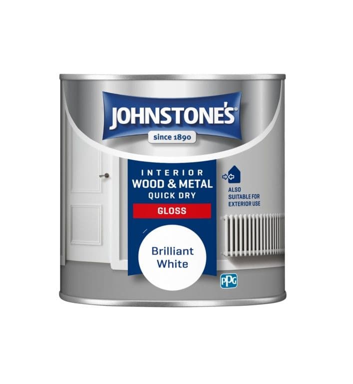 Johnstone's Quick Dry Gloss - Brilliant White - 250ml