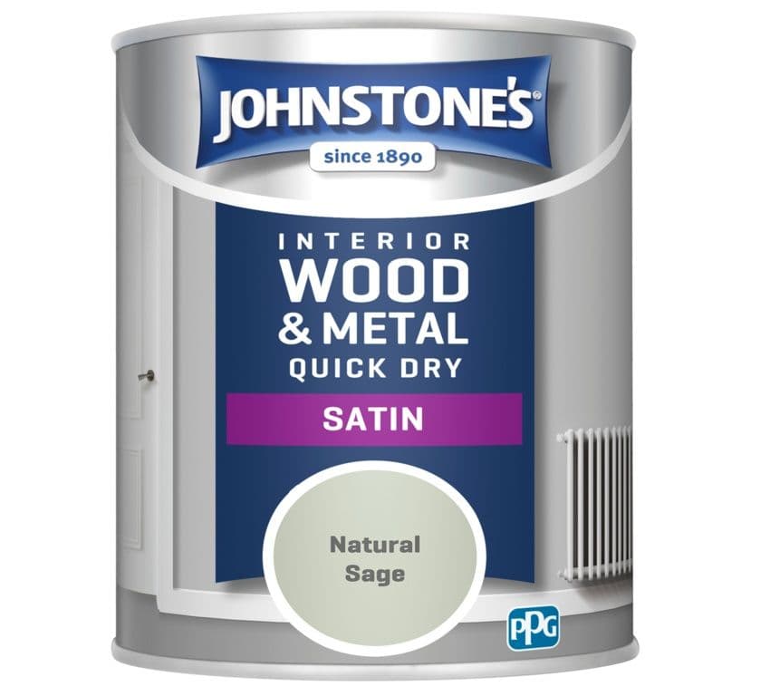 Johnstone's Quick Dry Satin 750ml - Natural Sage