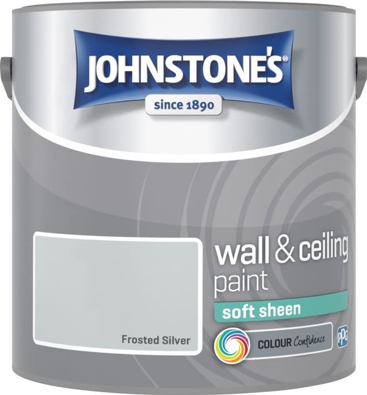 Johnstone's Wall & Ceiling Soft Sheen 2.5L - Frosted Silver