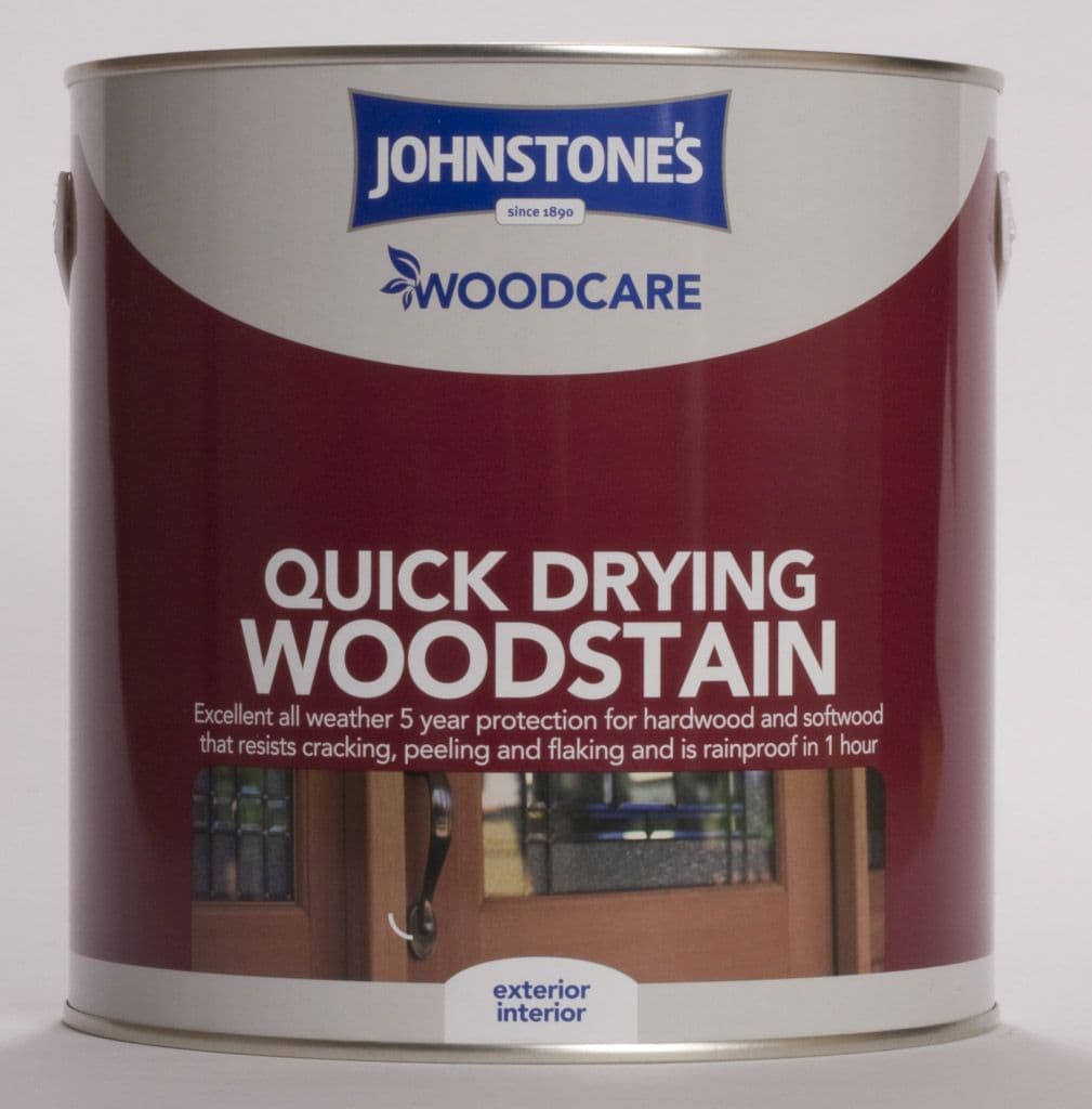 Johnstone's Woodcare Quick Drying Woodstain 2.5L - Mahogany