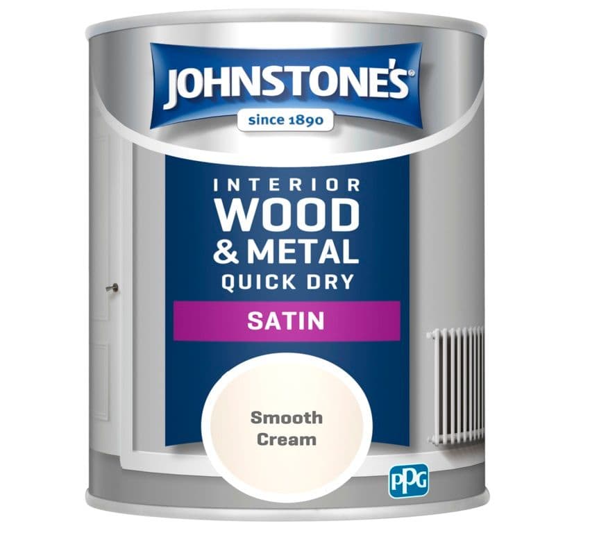 Johnstones Quick Dry Satin 750ml - Smooth Cream