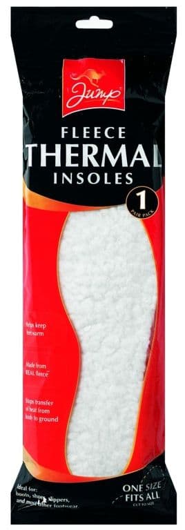 Jump Fleece Thermal Insoles - 1 Pair