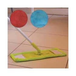 JVL Flat Microfibre Mop And Handle - Assorted Colours
