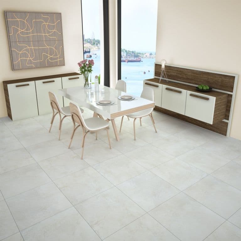 Kai Street Matt Pearl Porcelain Tile 60 x 60cm - 1.08m2