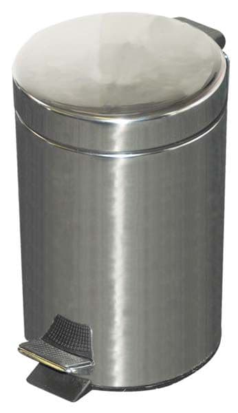 Kingfisher Pedal Bin Stainless Steel - 3L