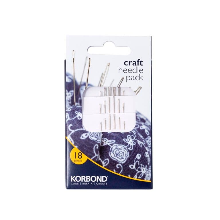 Korbond Craft Needle Pack - 18 Piece
