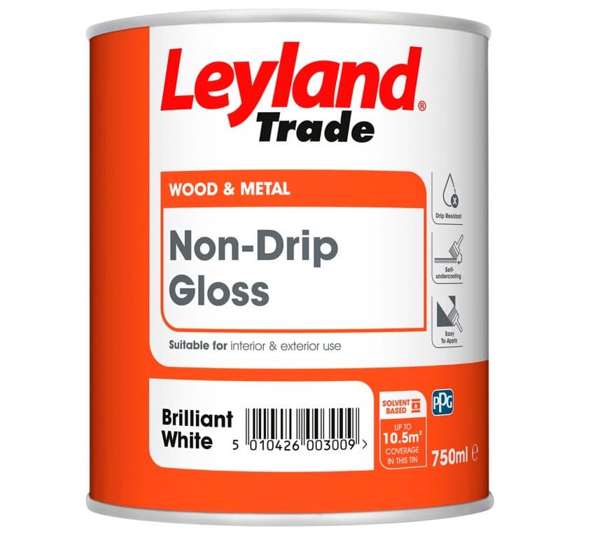 Leyland Trade Non Drip Gloss Brilliant White - 750ml