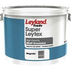 Leyland Trade Super Leytex Matt - 10L Magnolia