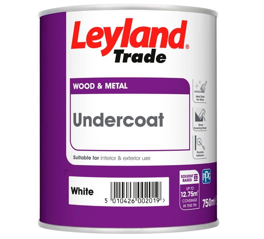 Leyland Trade Undercoat Brilliant White - 750ml