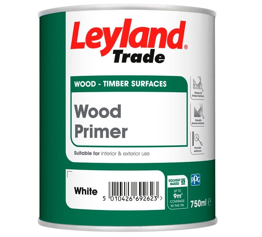 Leyland Trade Wood Primer White - 750ml