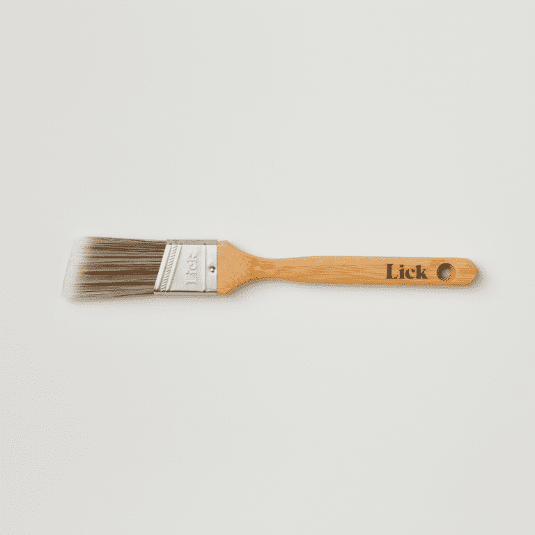 LickTools Eco Bamboo Handle Angle Sash Brush - 1.5"
