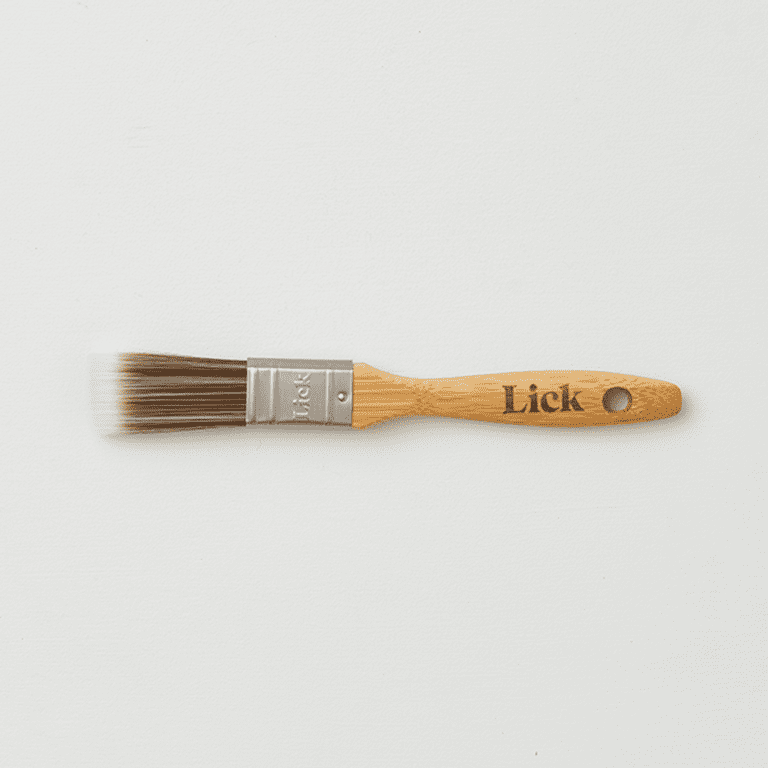 LickTools Eco Bamboo Handle Flat Brush - 1"