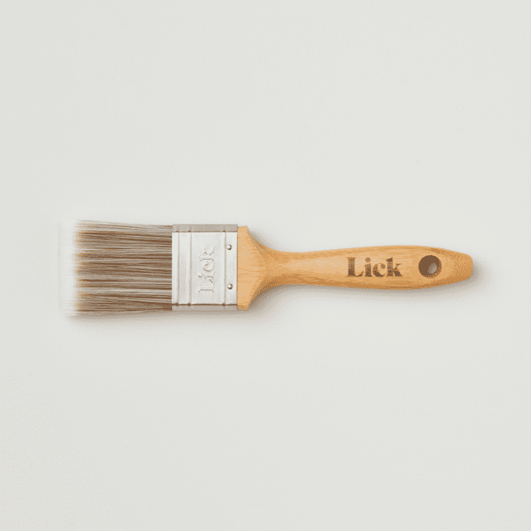 LickTools Eco Bamboo Handle Flat Brush - 2"