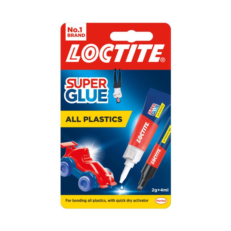 Loctite Super Glue All Plastics - 2gm + 4ml