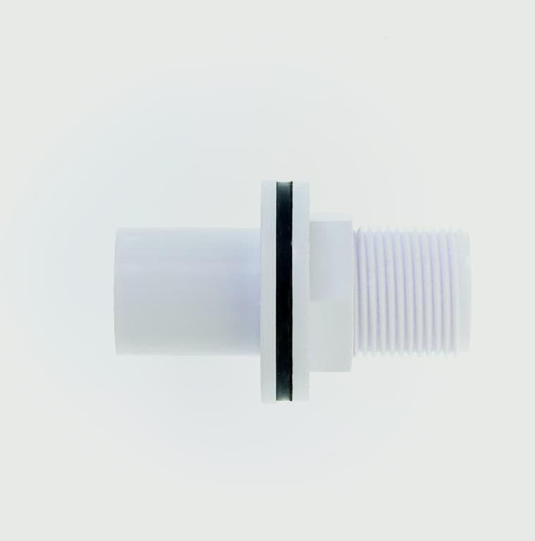 Make Overflow Straight Tank Connector 22mm - 22mm