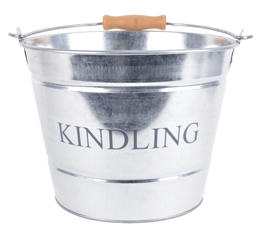 Manor Small Kindling Bucket - Galvanised