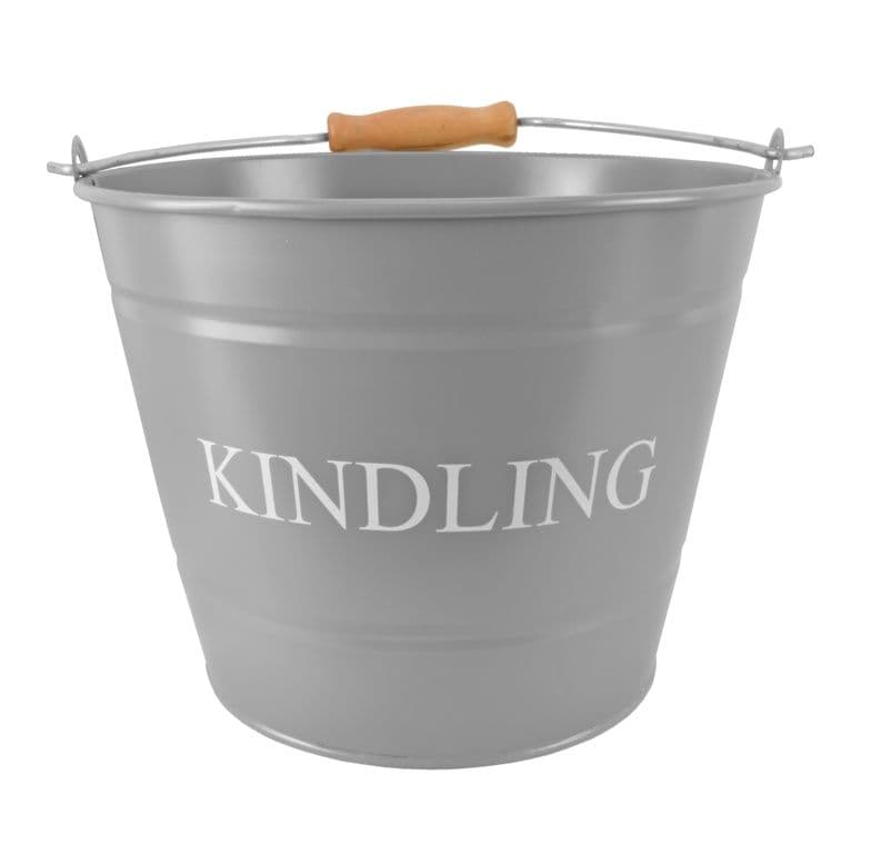 Manor Small Kindling Bucket - Grey