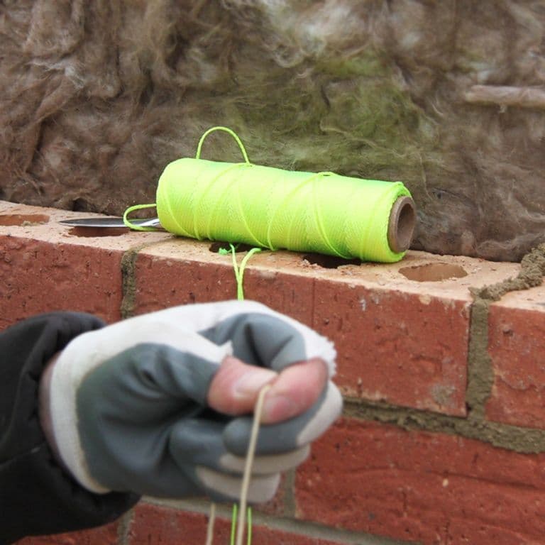 Marshalltown Mason Braided Nylon Line 76m - Fluorescent Yellow