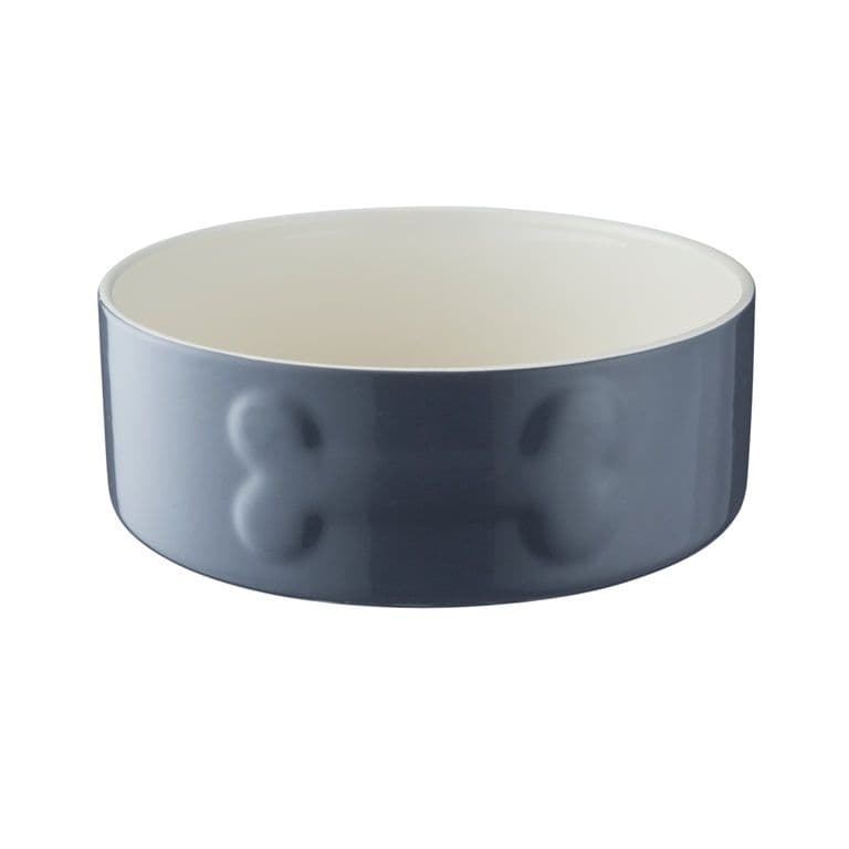 Mason Cash Colour Mix Dog Bowl - 20cm Grey