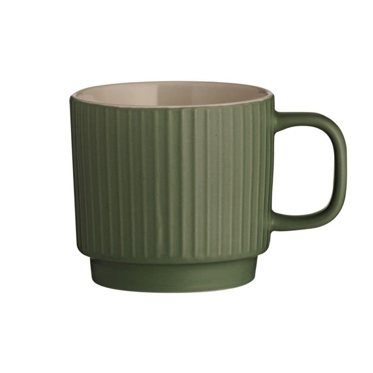 Mason Cash Embossed Line Mug - Green