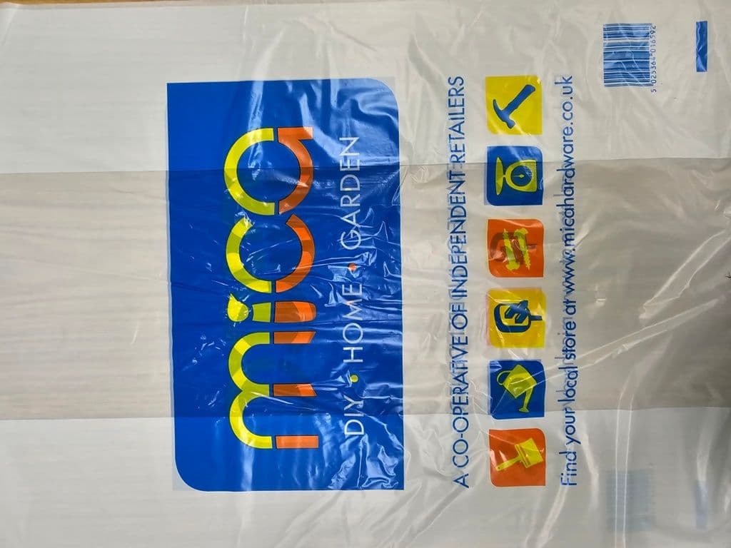 Mica Vest Carrier Bags - Pack 1000