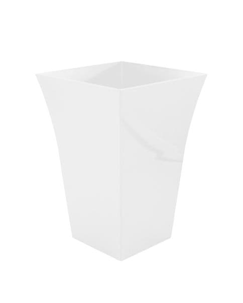 Milano Large Upright Planter - White