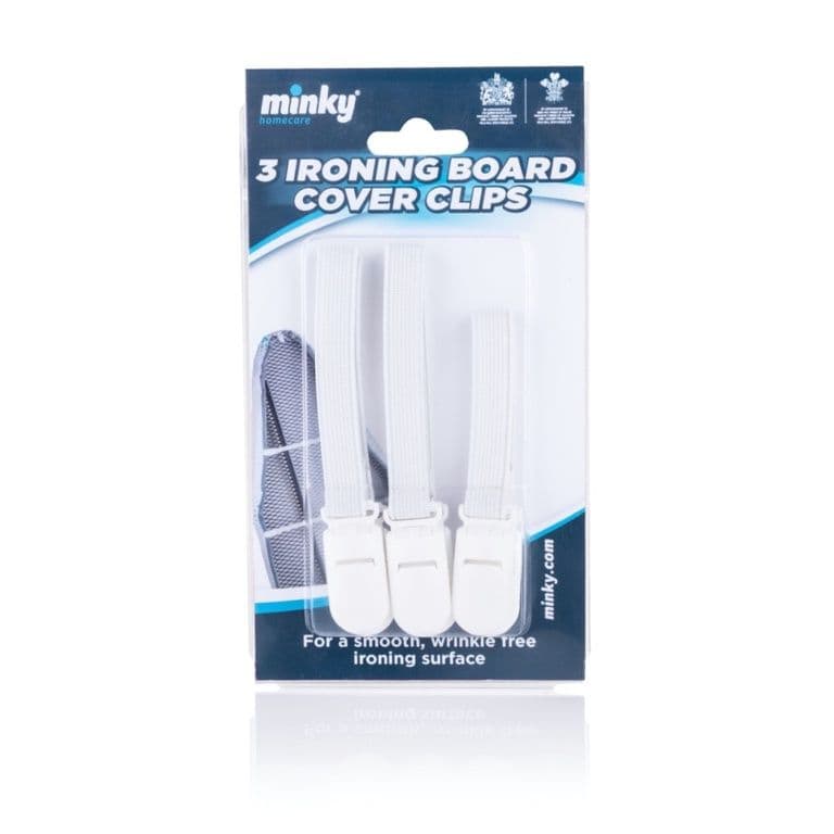 Minky Ironing Board Cover Clips - Pack 3