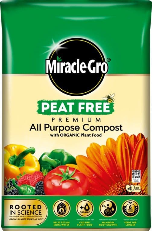 Miracle-Gro® All Purpose Organic Peat Free Compost - 40L