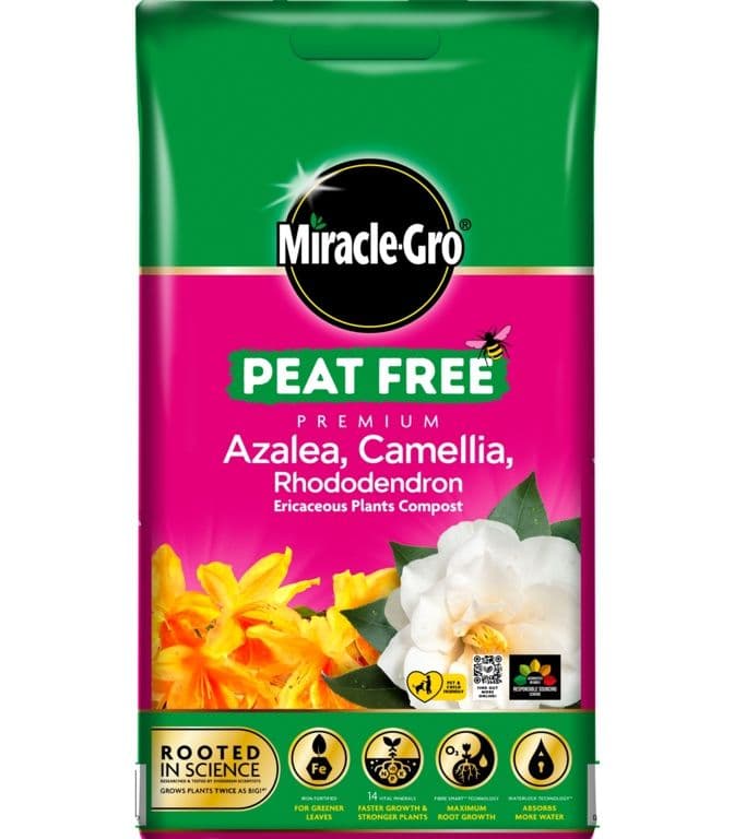 Miracle-Gro® Peat Free Ericaceous Compost - 10L