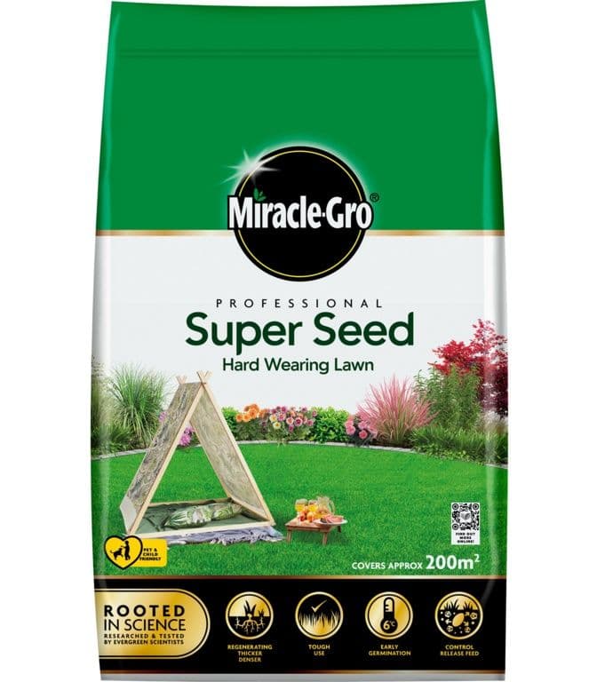 Miracle-Gro® Professional Super Seed Hard Wearing Lawn - 6kg