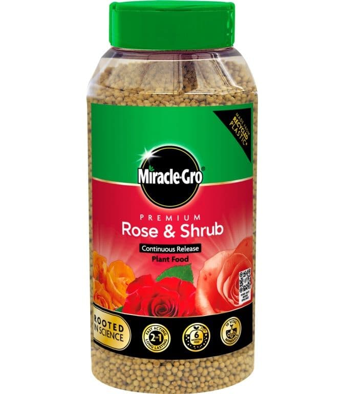 Miracle-Gro® Rose & Shrub Continuous Release Plant Food - 900g