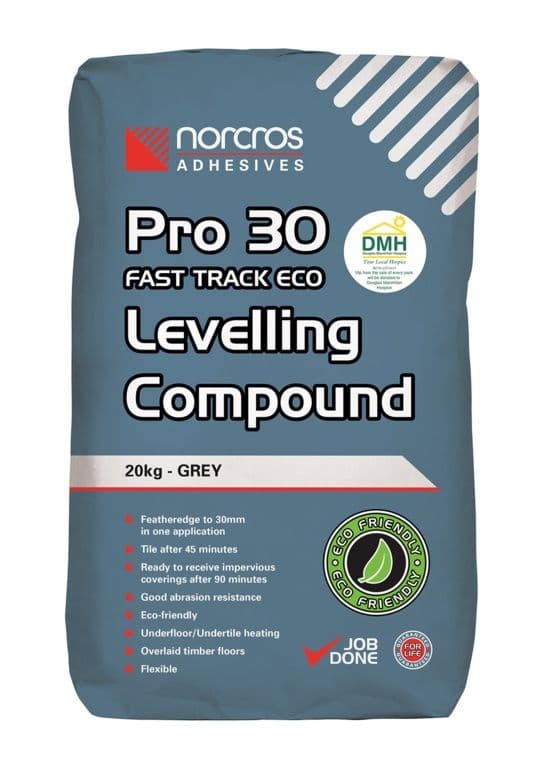 Norcros Pro 30 Fast Track Eco Levelling Compound - 20kg