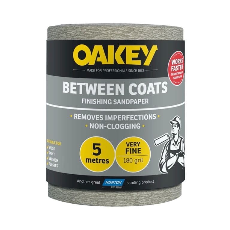 Norton Oakey Between Coats Rolls - 5m x 115mm - 180g
