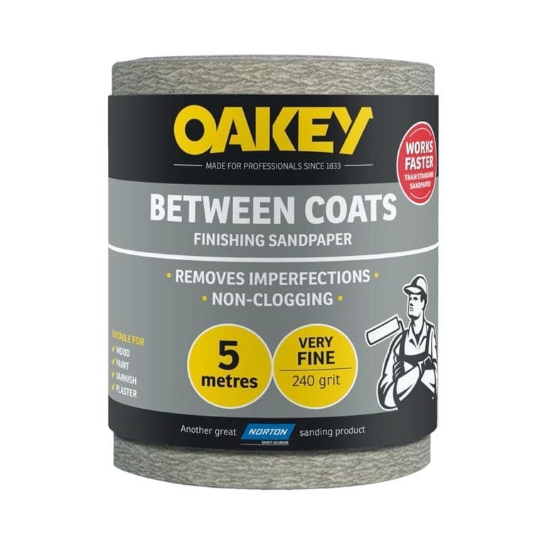 Norton Oakey Between Coats Rolls - 5m x 115mm - 240g
