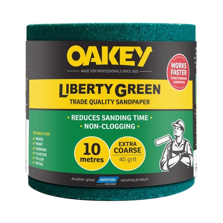 Norton Oakey Liberty Green Rolls - 10m x 115mm - 40 Grade