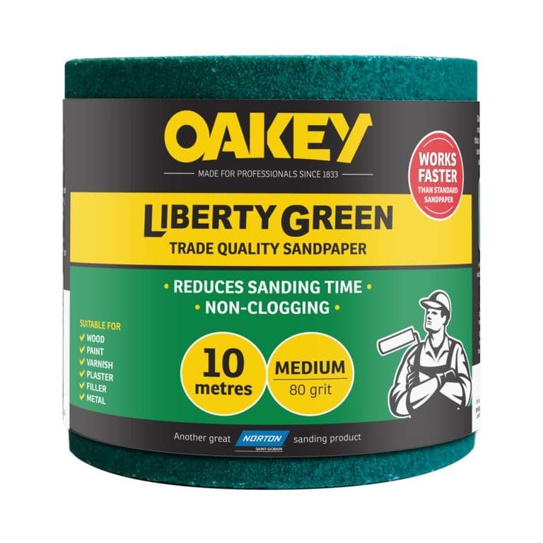 Norton Oakey Liberty Green Rolls - 10m x 115mm - 80 Grade