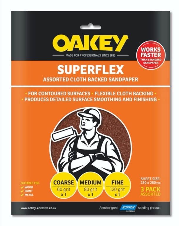Norton Oakey Superflex - 280 x 230mm - Assorted (1 x C, 1 x M, 1 xF)