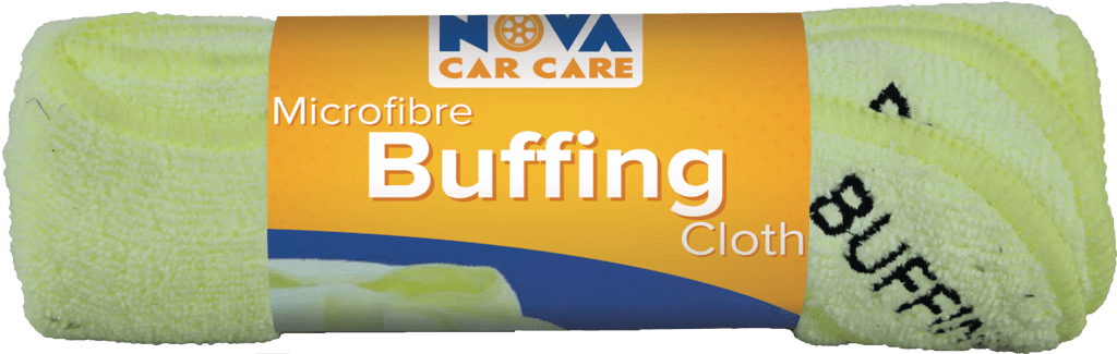 Nova Microfibre Buffing Cloth - Twin Pack