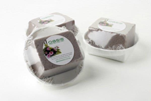 Oasis White Round Bowl - OASIS® SEC Floral Foam - 16 x 4cm